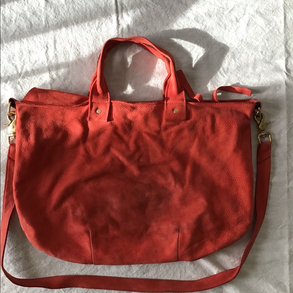 Clare Vivier Poppy Red Messenger Bag
